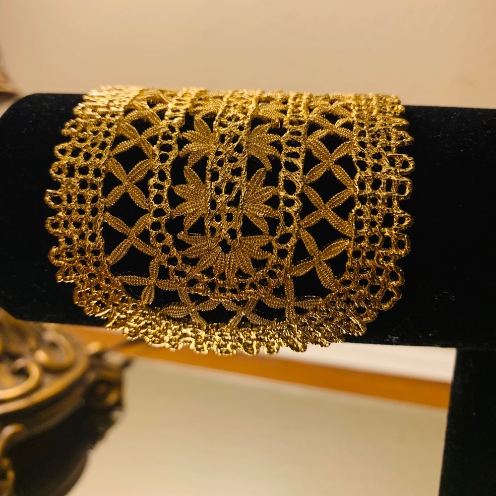 Alila Gold Lace Cuff by Stella & Dot